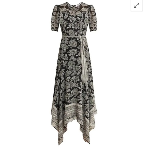 Veronica Beard Dresses & Skirts - Veronica Beard Smita Batik Floral Maxi Dress (**with solid black belt**). US10